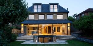 Modern house with a HiFinity Aluminium Sliding Door offering seamless indoor-outdoor living