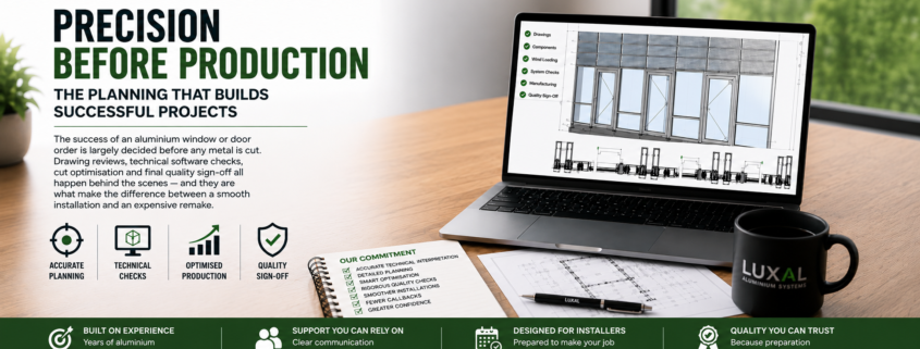 ReynaPro technical software calculating aluminium window components, wind loading and sash sizes